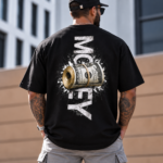 Money Mindset Oversized T-Shirt for Men | Premium Graphic Streetwear Tee - Image 2