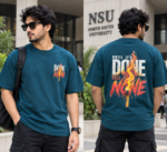 Flame Code Oversized T-Shirt – Until It’s Done Graphic - Image 4