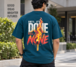 Flame Code Oversized T-Shirt – Until It’s Done Graphic - Image 3