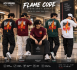 Flame Code Oversized T-Shirt – Until It’s Done Graphic