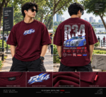 AU Nissan Skyline Drop Shoulder T-Shirt - Image 8