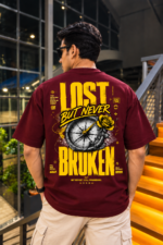 Lost but Never Broken Premium Drop Shoulder T-Shirt - Image 4