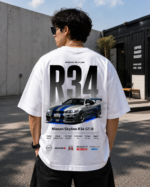 AU Nissan Skyline Drop Shoulder T-Shirt - Image 4