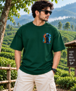 Wolfborn Warrior Premium Drop Shoulder T-Shirt - Image 7