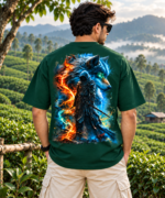 Wolfborn Warrior Premium Drop Shoulder T-Shirt - Image 6