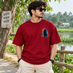 Wolfborn Warrior Premium Drop Shoulder T-Shirt - Image 9